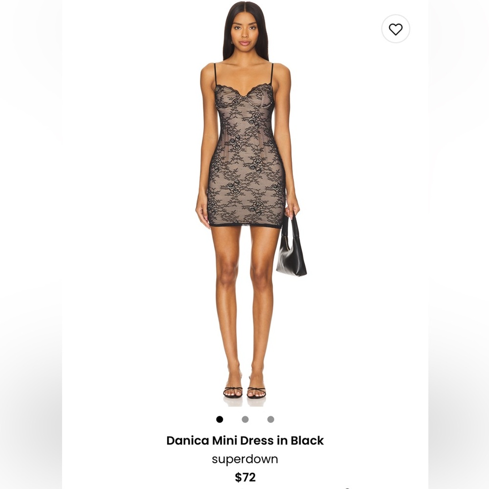 New with Tags (NWT) -  superdown Danica Mini Dress in Black, Size: Medium